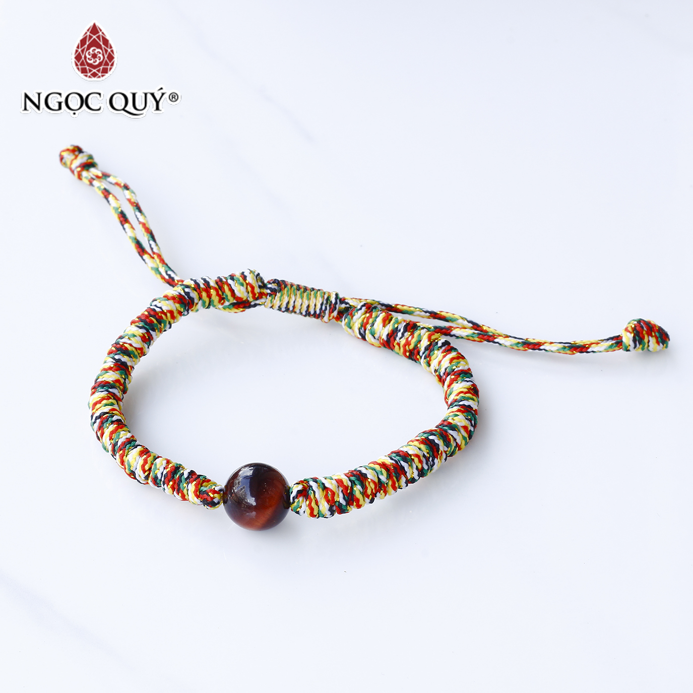 [HCM]Vòng thắt dây đa sắc - Ngọc Quý Gemstones