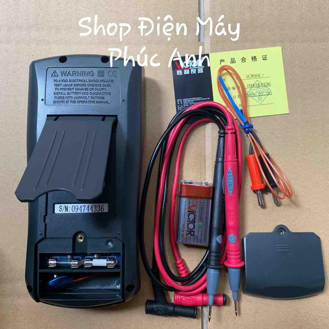 Đồng Hồ Đa Năng Vom VICTOR VC809+