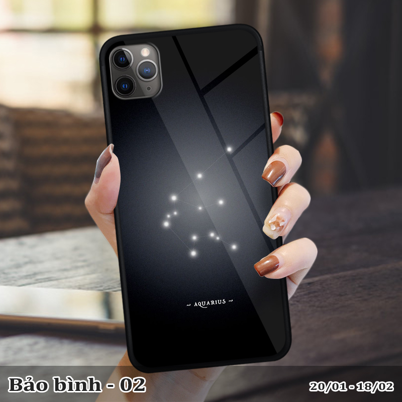 Ốp kính Iphone 11 Pro in cung hoàng đạo