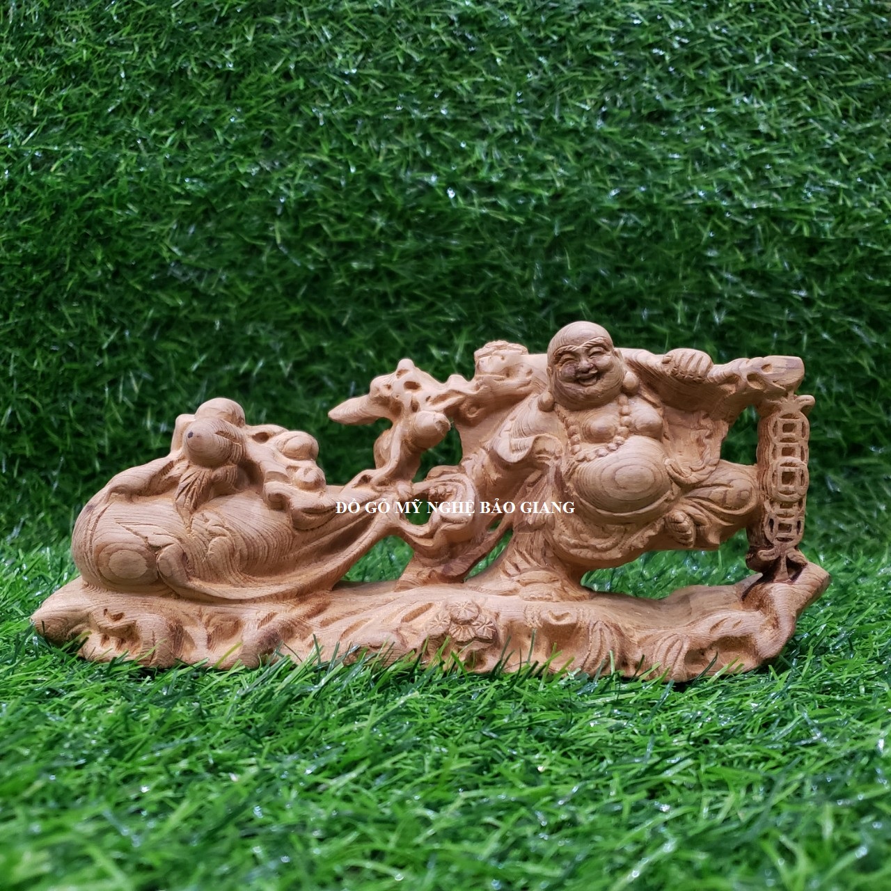 Tượng phật di lặc gỗ ngọc am thơm nức