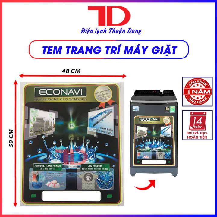Tem dán máy giặt, Tem máy giặt - Điện Lạnh Thuận Dung