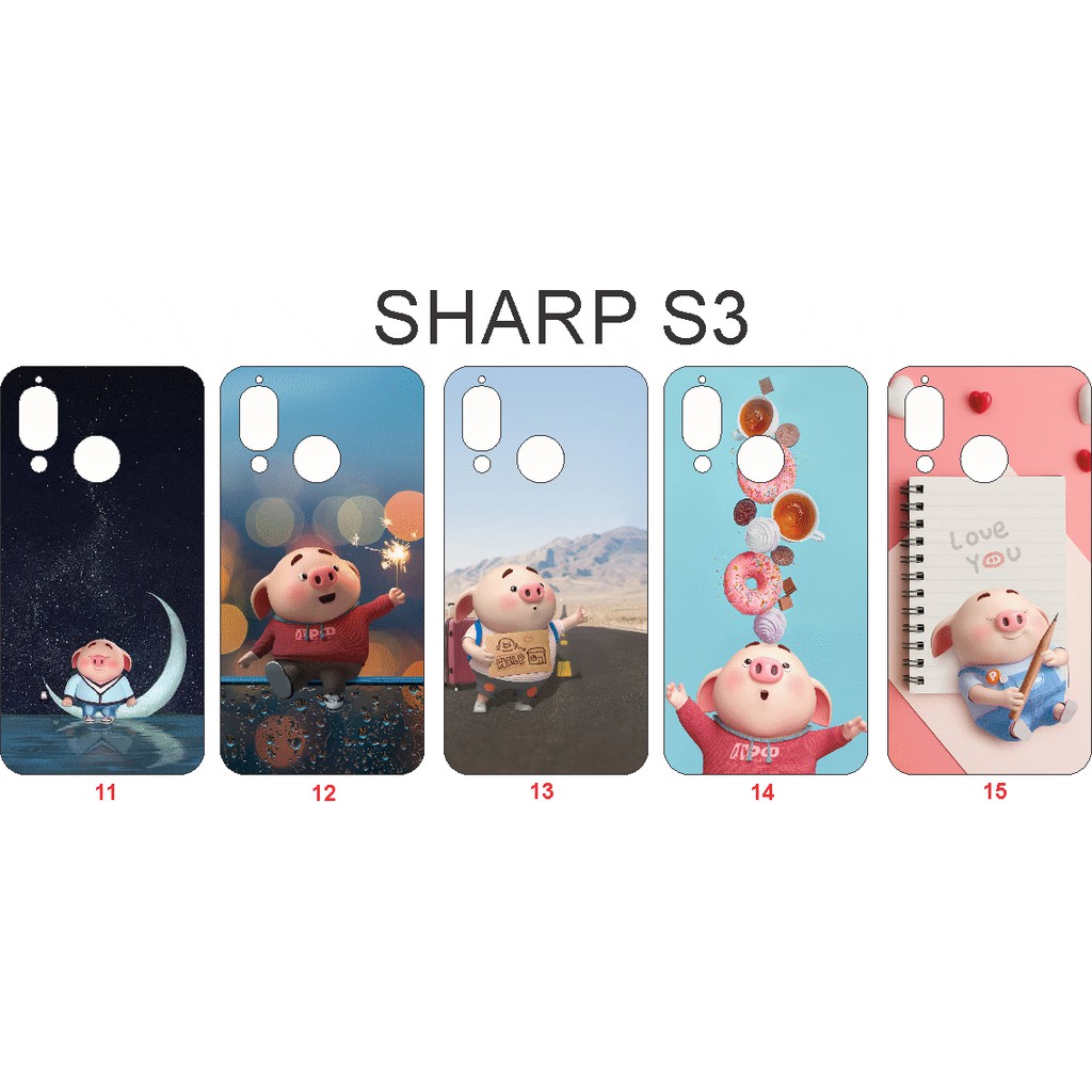 Ốp lưng Sharp Aquos S3 / S3 mini hình dễ thương (P2)