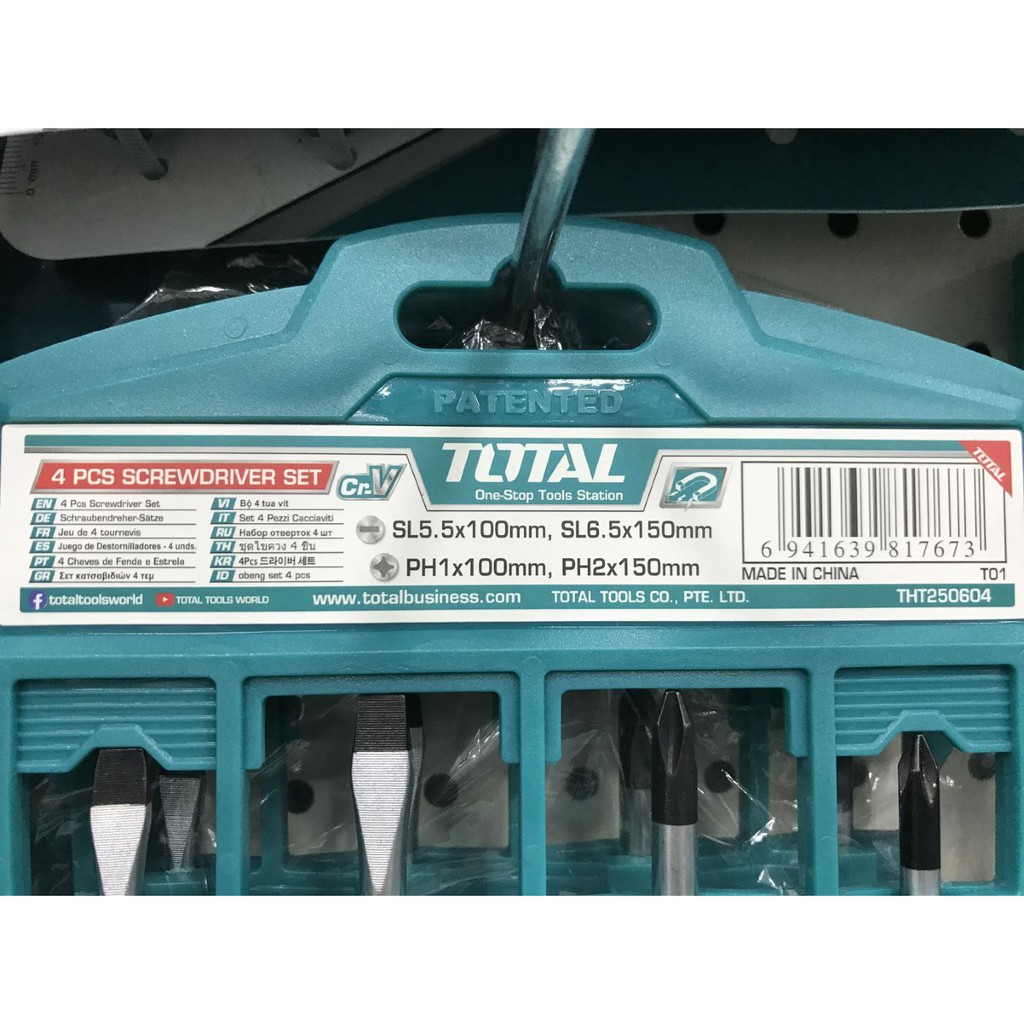 [HCM]Bộ 4 tua vít dẹp &  bake THT250604