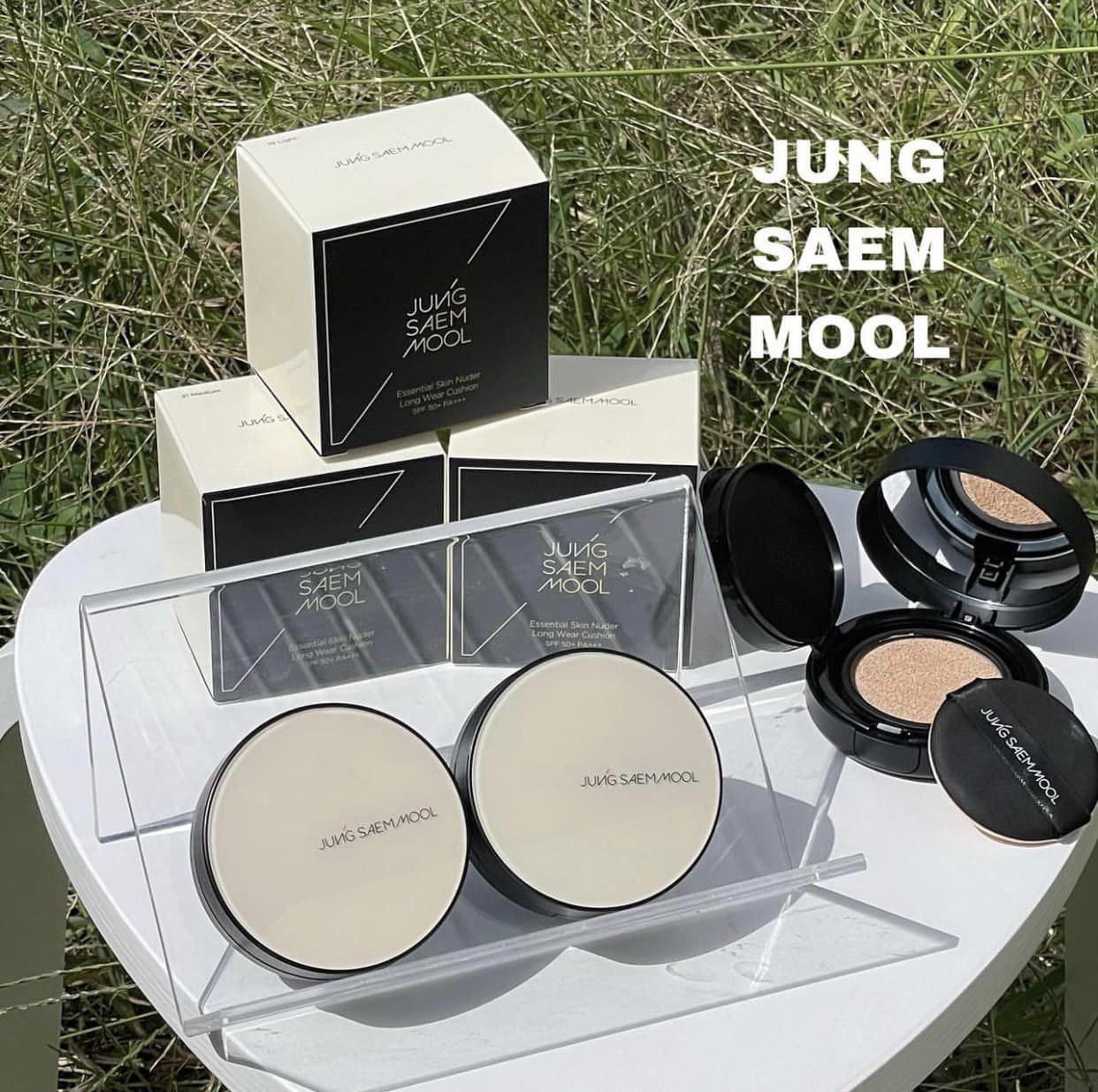 [Jung Saem Mool] Cushion 2 lõi 𝐒𝐤𝐢𝐧 𝐍𝐮𝐝𝐞𝐫 𝐋𝐨𝐧𝐠 𝐖𝐞𝐚𝐫 𝐂𝐮𝐬𝐡𝐢𝐨𝐧 𝐒𝐏𝐅 𝟓𝟎+ 𝐏𝐀+++