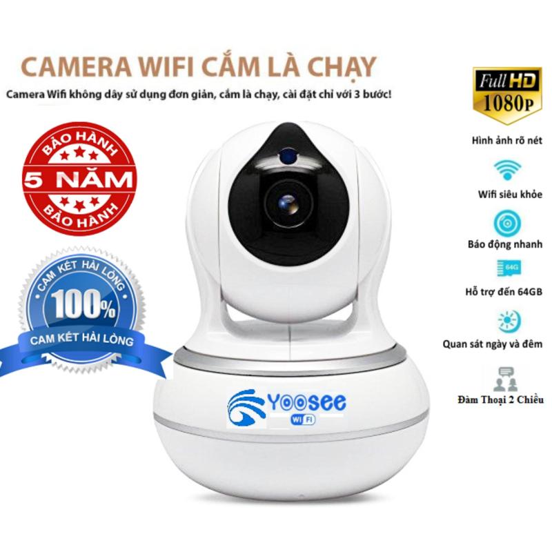Camera IP Wifi Yoosee Thế Hệ Mới Camera Thông Minh Xoay 360° 2.0 Full HD 1080 Đàm Thoại 2 Chiều 2019