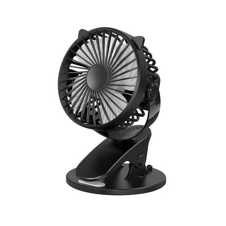 Quạt mini để bàn có kẹp xoay 360°