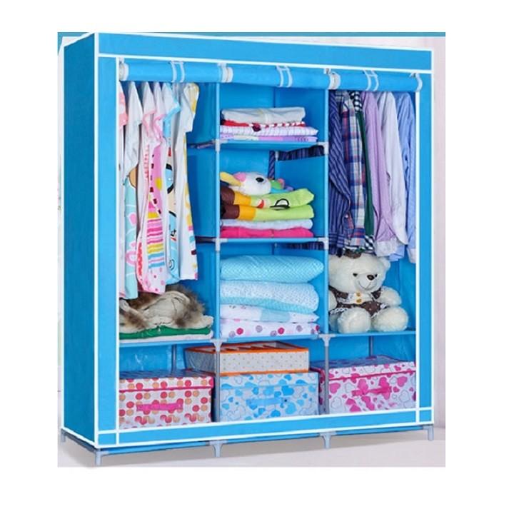 [HCM]tủ quần áo 8 ngăn - tủ vải