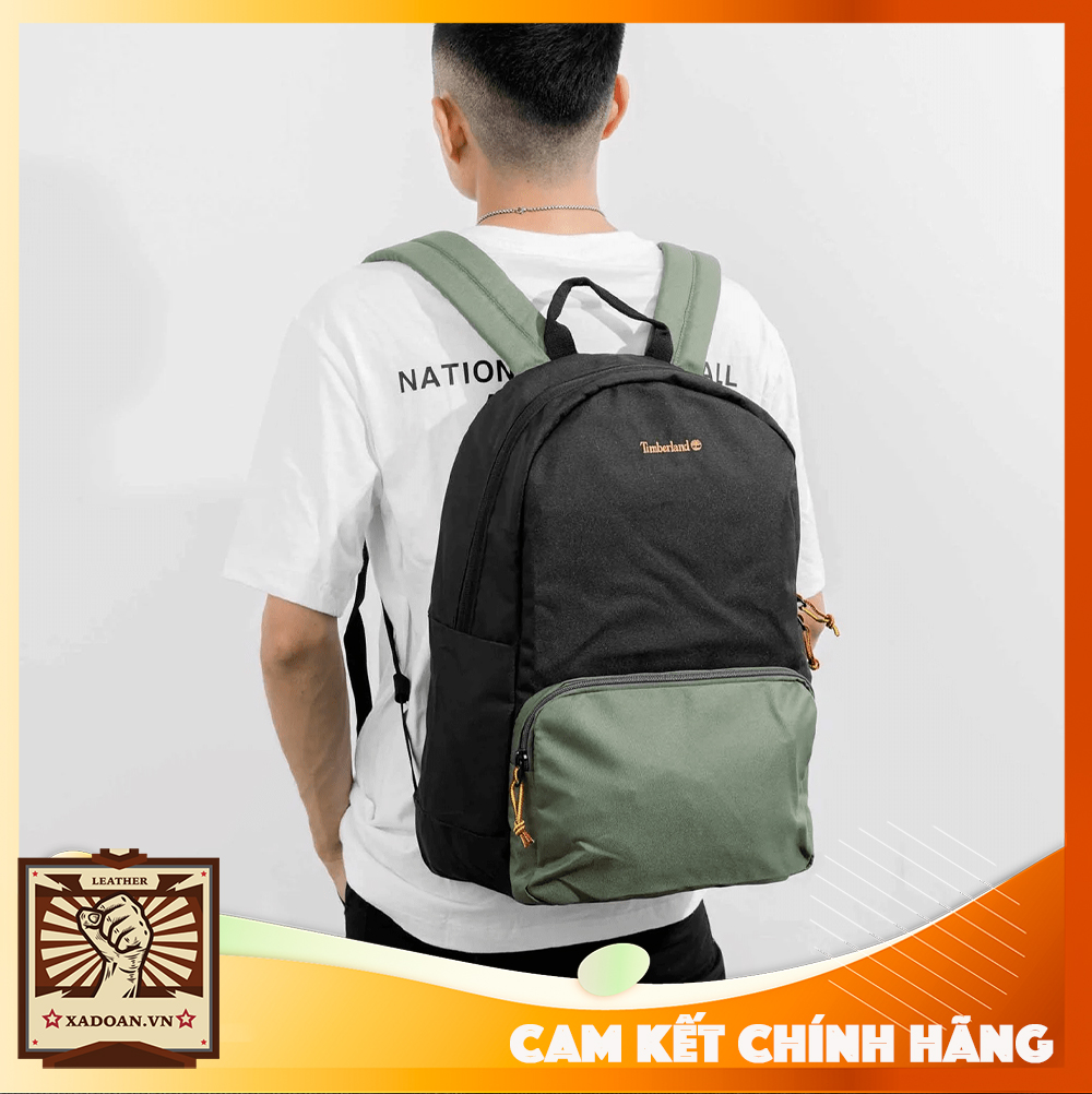 Balo Timberland Classic Backpack Black/Olive đen rêu Unisex