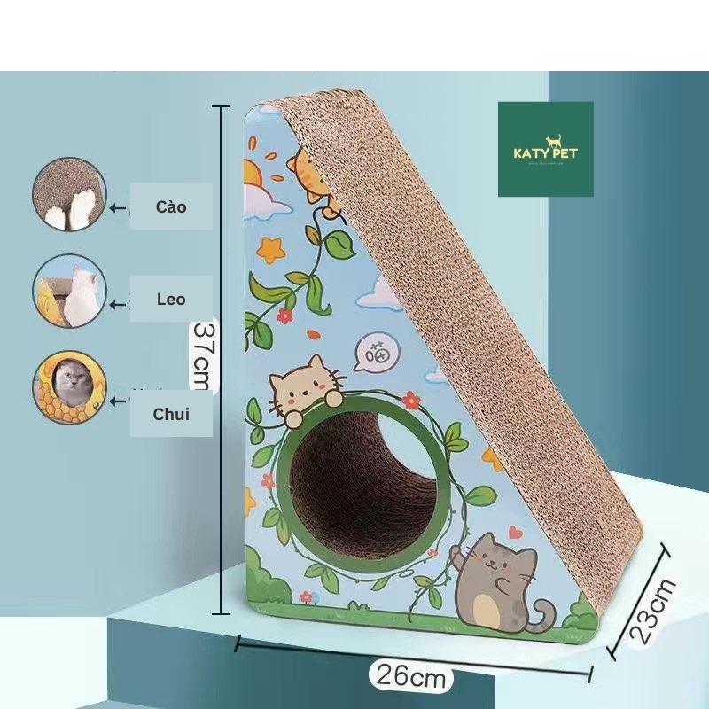 Bàn cào móng cho mèo tặng kèm catnip