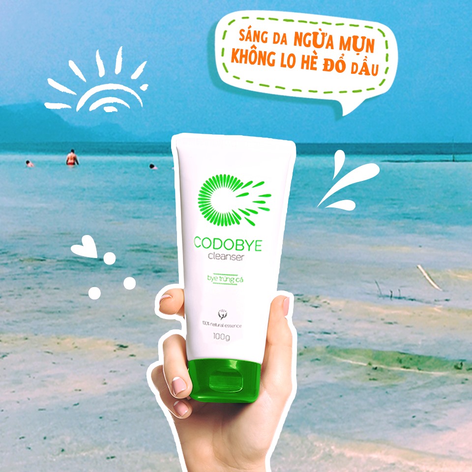 [HCM]CODOBYE CLEANSER - Sữa rửa mặt ngừa mụn 100g