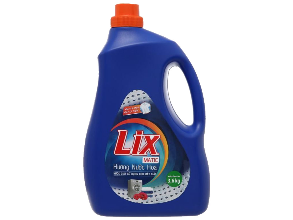 Nước giặt Lix chai 3.6 lít - CTY BÁT MUỘI