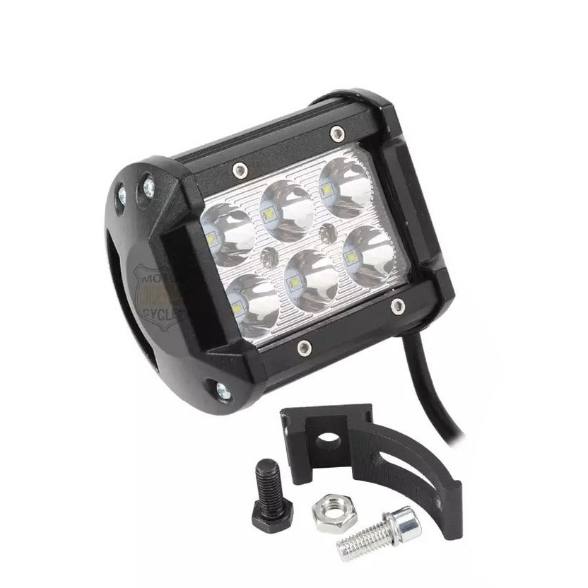 [HCM]Đèn Trợ Sáng 6 Bóng Vuông 18W [ Kèm công tắc ]