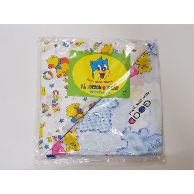 [Hoàn tiền 6%] Tã Cho Bé Sơ Sinh, Combo 10 Tã Chéo  Cotton ( loại to)