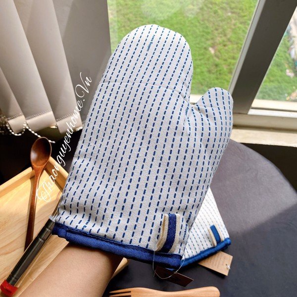 Găng tay bếp kẻ sọc( loại đẹp)