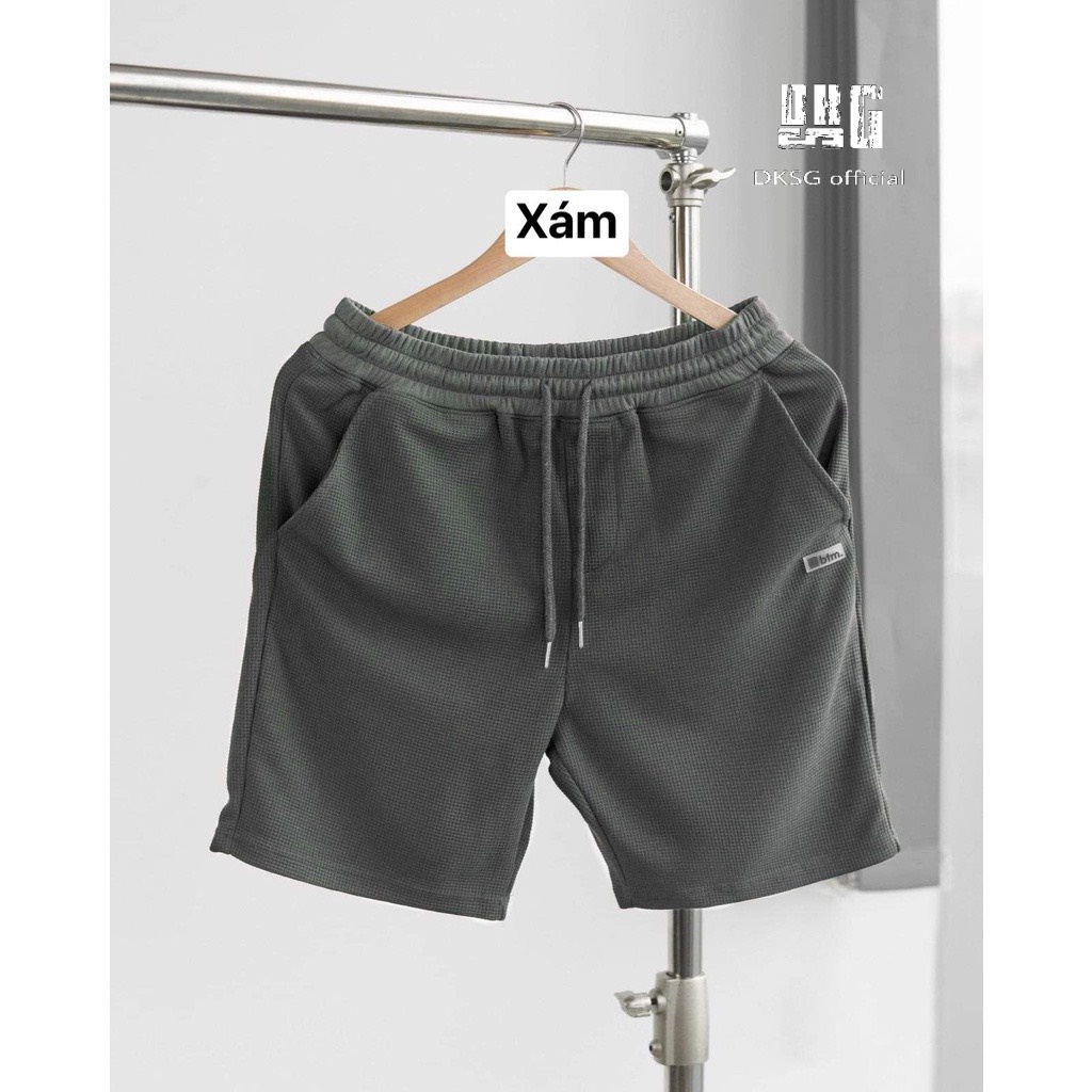 Quần short nam,nữ chất vải tổ ong co giãn