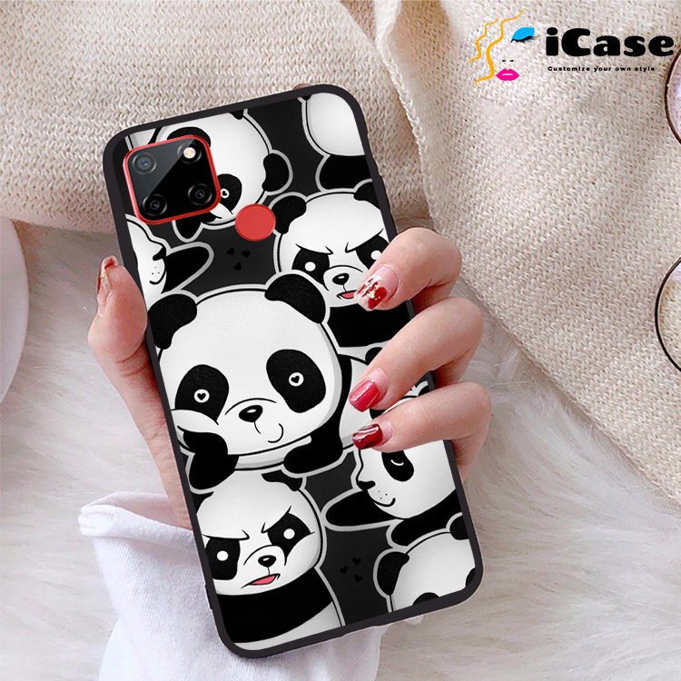 Ốp lưng Realme C12 viền dẻo TPU BST Panda