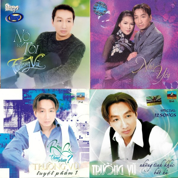 Bộ 4 đĩa cd trường vũ