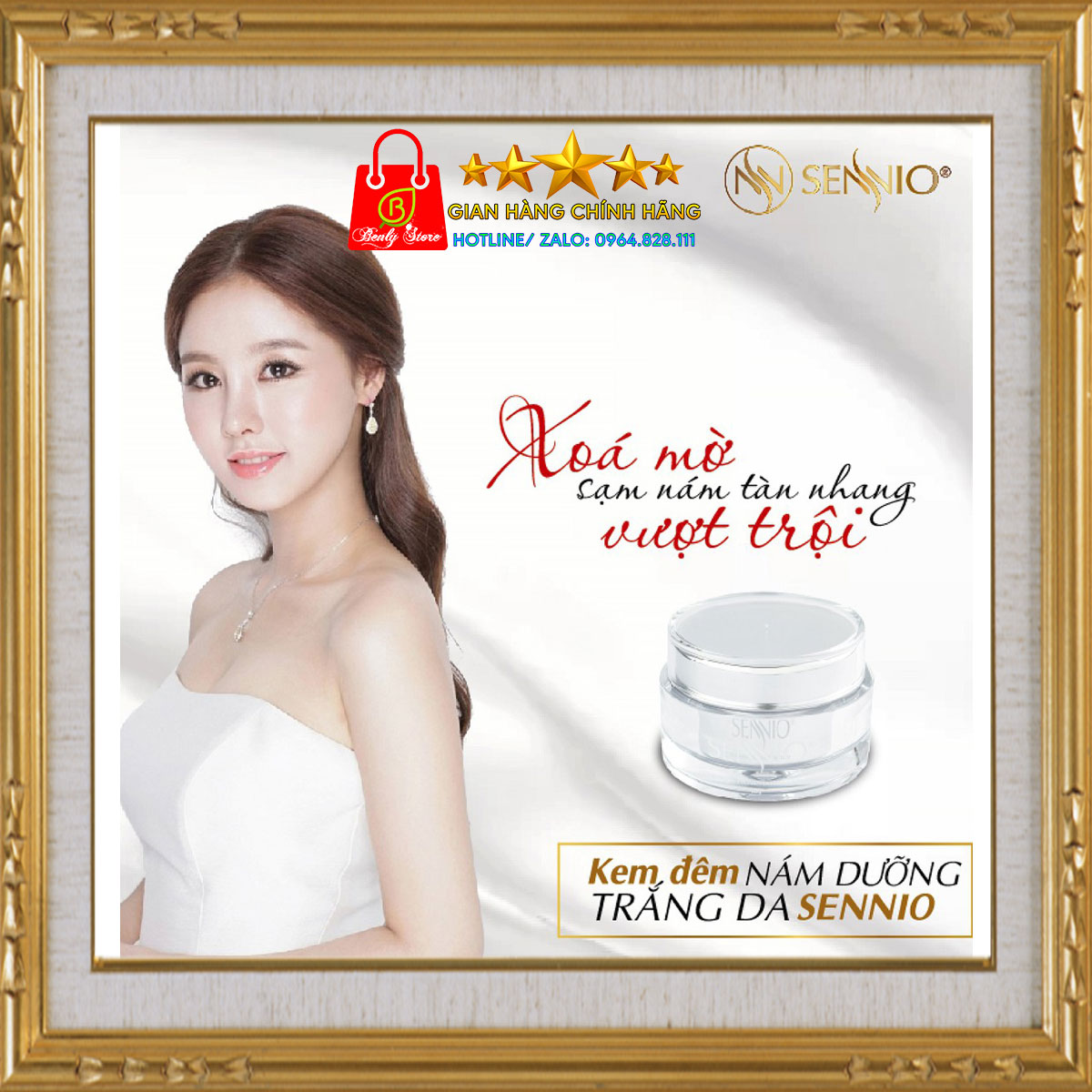 Use cream night cream melasma, blurring melasma, freckles, tortoise, whitening sennio-sennio intensive pigmentation cream