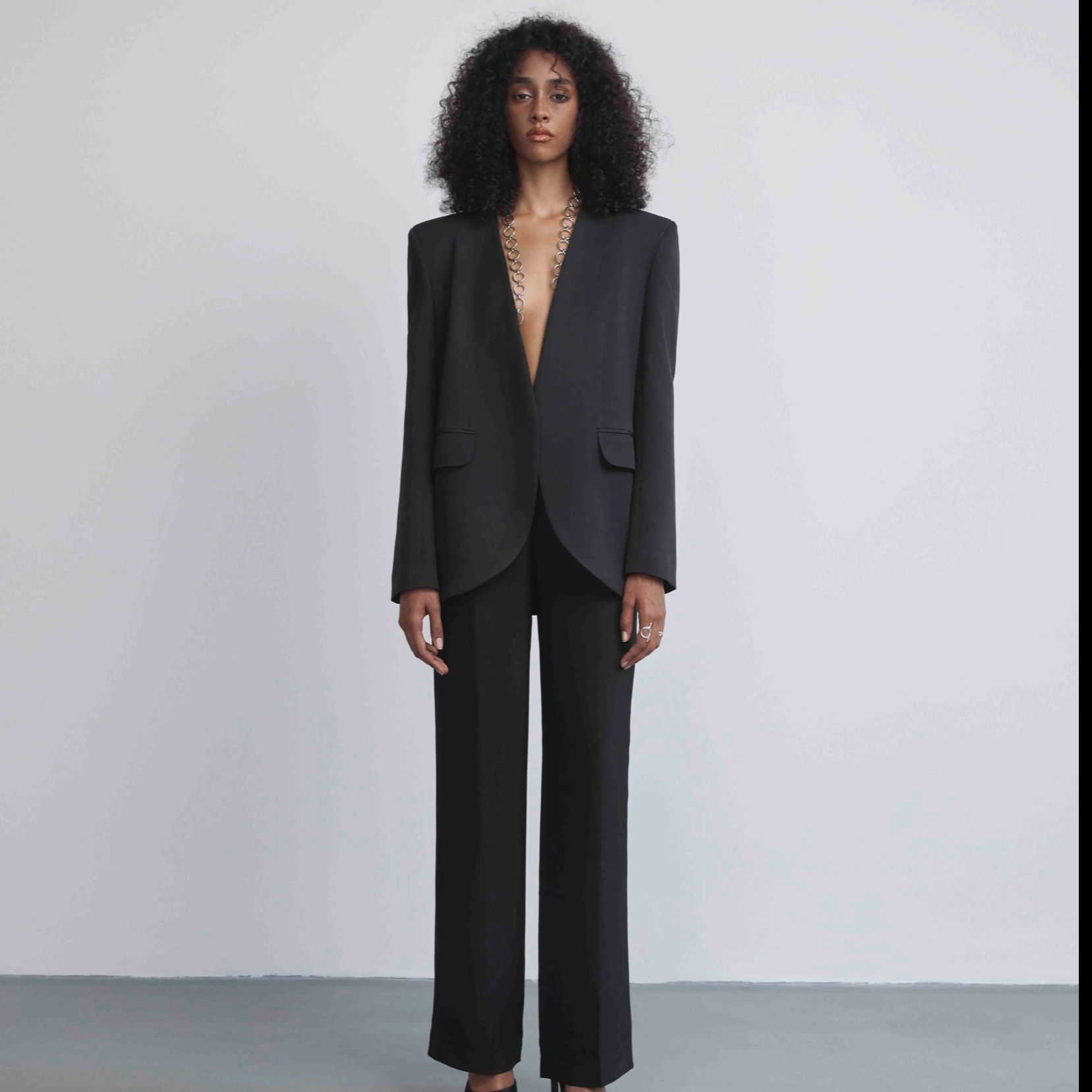 Quần Suông Darkle Pant Lưng Cao Trơn Basic | NYA STUDIO (SHOKO22-P01)