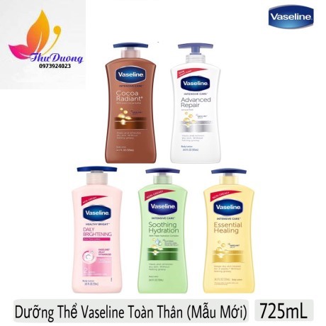 [HCM]Sữa Dưỡng Thể Vaseline Lotion 725ml mẫu mới