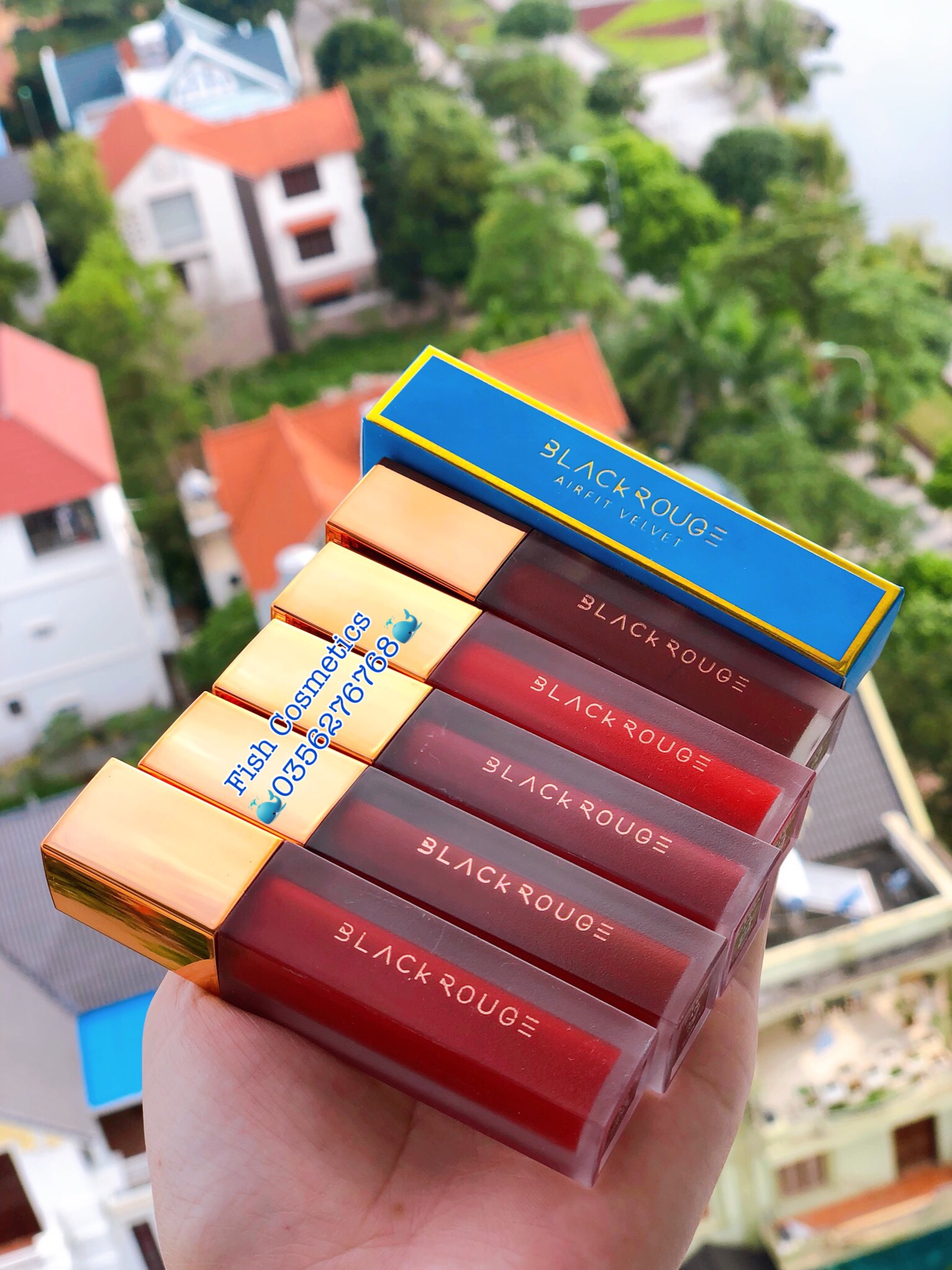(Có Quà Tặng) Son Black Rouge Ver 5 Handmade Đủ Màu Đẹp Lì