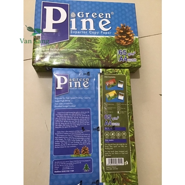 Giấy A4 Pine Green 500 tờ