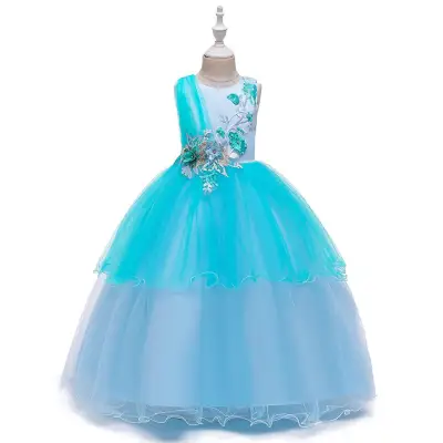 Ormondshop For Floral Kids Girls Princess Bridesmaid Pageant Gown Birthday Party Wedding Dress