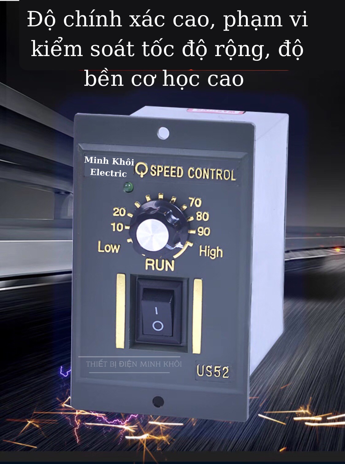 Bộ điều khiển tốc độ động cơ US-52,bộ điều tốc môtơ,motor giảm tốc,động cơ giảm tốc 220v,bộ điều chỉnh tốc độ,motor điều tốc,bộ điều khiển tốc độ,,rơ le điều tốc,hộp điều chỉnh tốc độ speed động cơ, motor,dimmer,bộ điều chỉnh điện áp dimmer,điều tốc motor