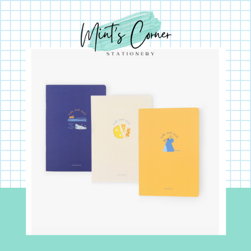 Combo 3 Vở Crabit Dotted Notebook - Vở Ruột Chấm Dot - Hide & Seek Chuột (120 Trang - 183x260mm)