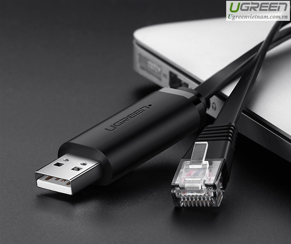 Cáp lập trình Console USB to RJ45 FTDI  Ugreen 50773 cao cấp