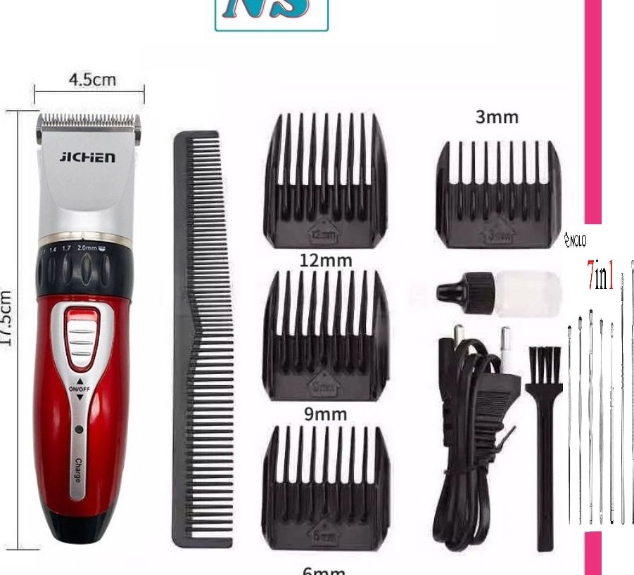 [2-Year Warranty] Jichen 0817 Professional Cordless Hair Trimmer for Families and Children