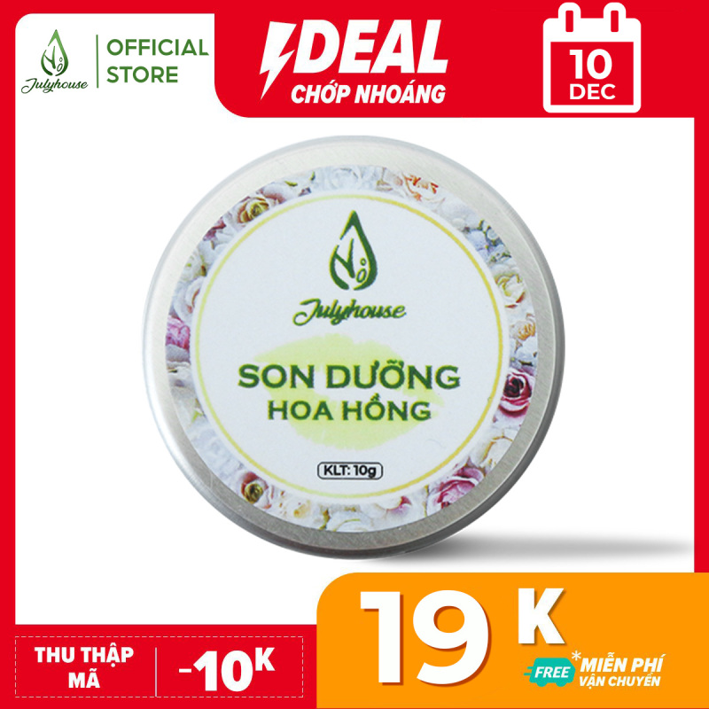 Son dưỡng môi Hoa Hồng 10g JULYHOUSE giá rẻ