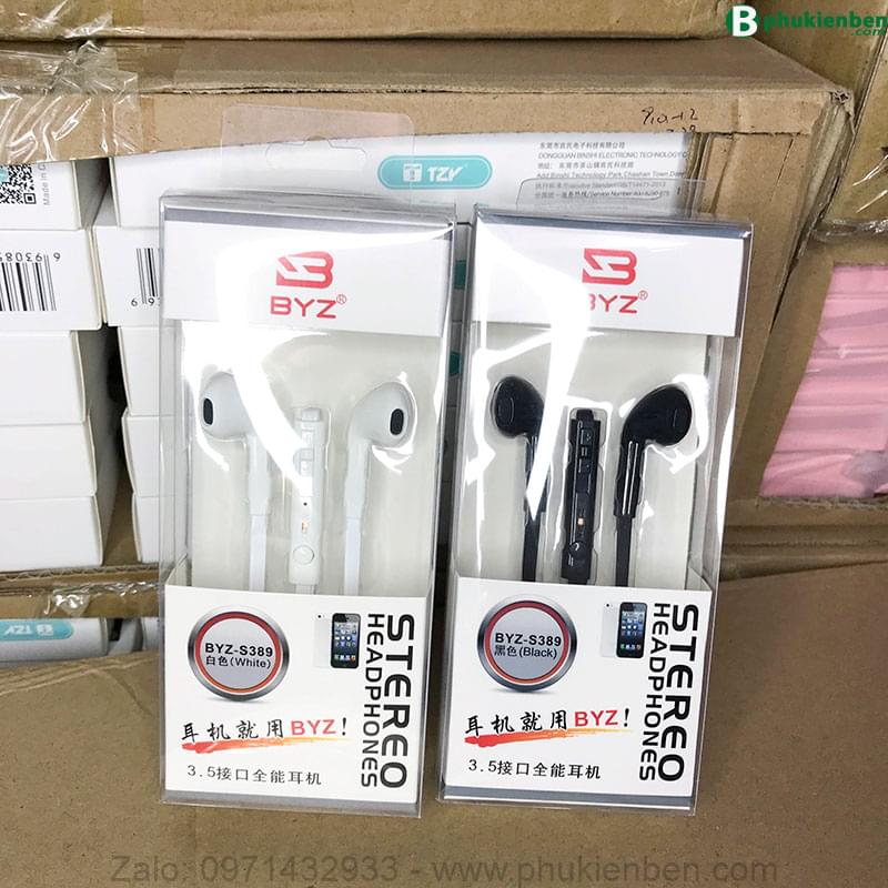[HCM]tai nghe byz s389 - tai nghe 2 màu