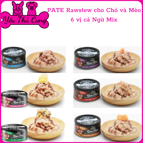 Pate Holistic RawStew Cho Chó Mèo (Lon 80g)-YEUTHUCUNGDAKNONG