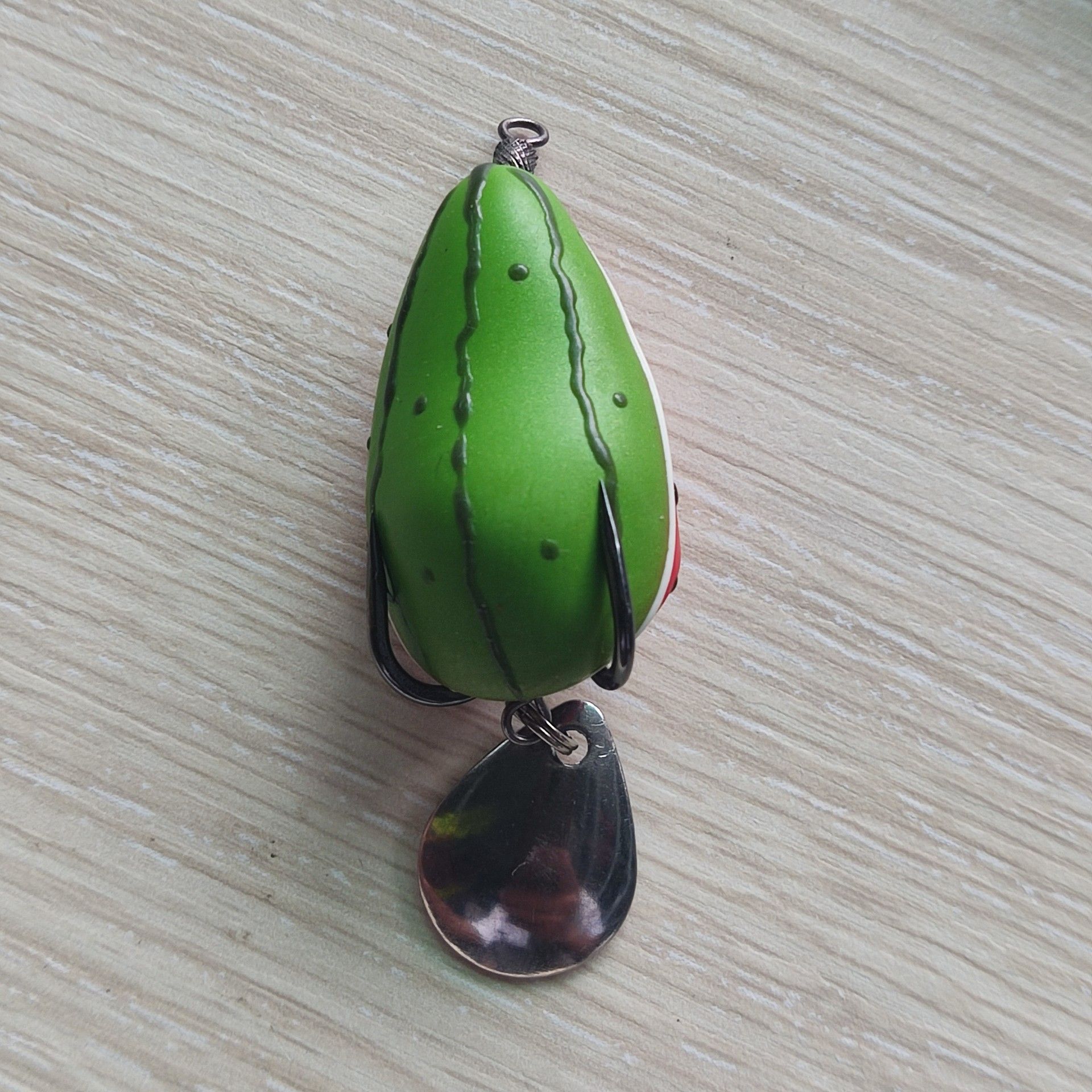Mồi lure nhái hơi - Dưa hấu bụng đỏ, vàng