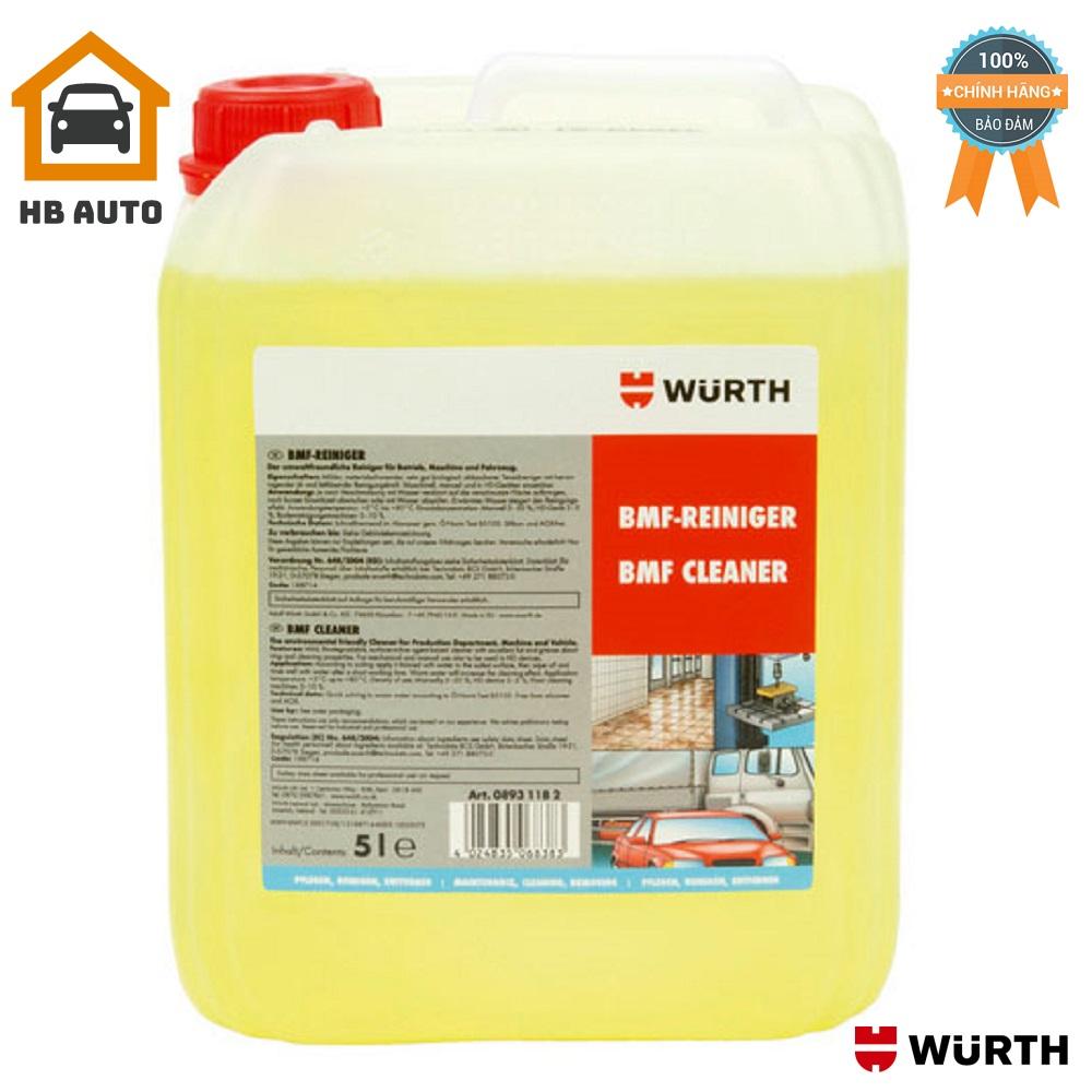 Nước tẩy rửa đa năng wurth bmf workshop cleaner 5lit 08931182