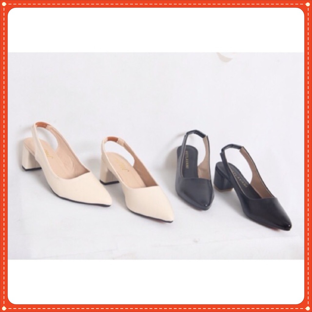 Giầy cao gót mũi nhọn 5p Quai Chun mã SRLCC8