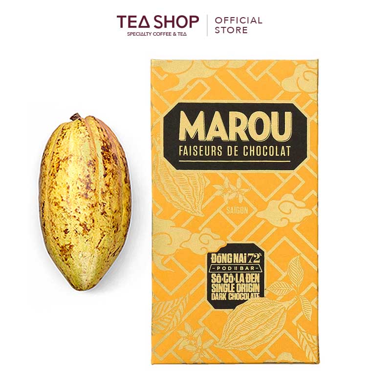 [SET 6 Thanh MAROU Single Origin Mini] Socola đen nguyên chất (6 x 24g)