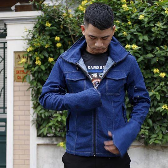 Áo chống nắng nam vải Bò