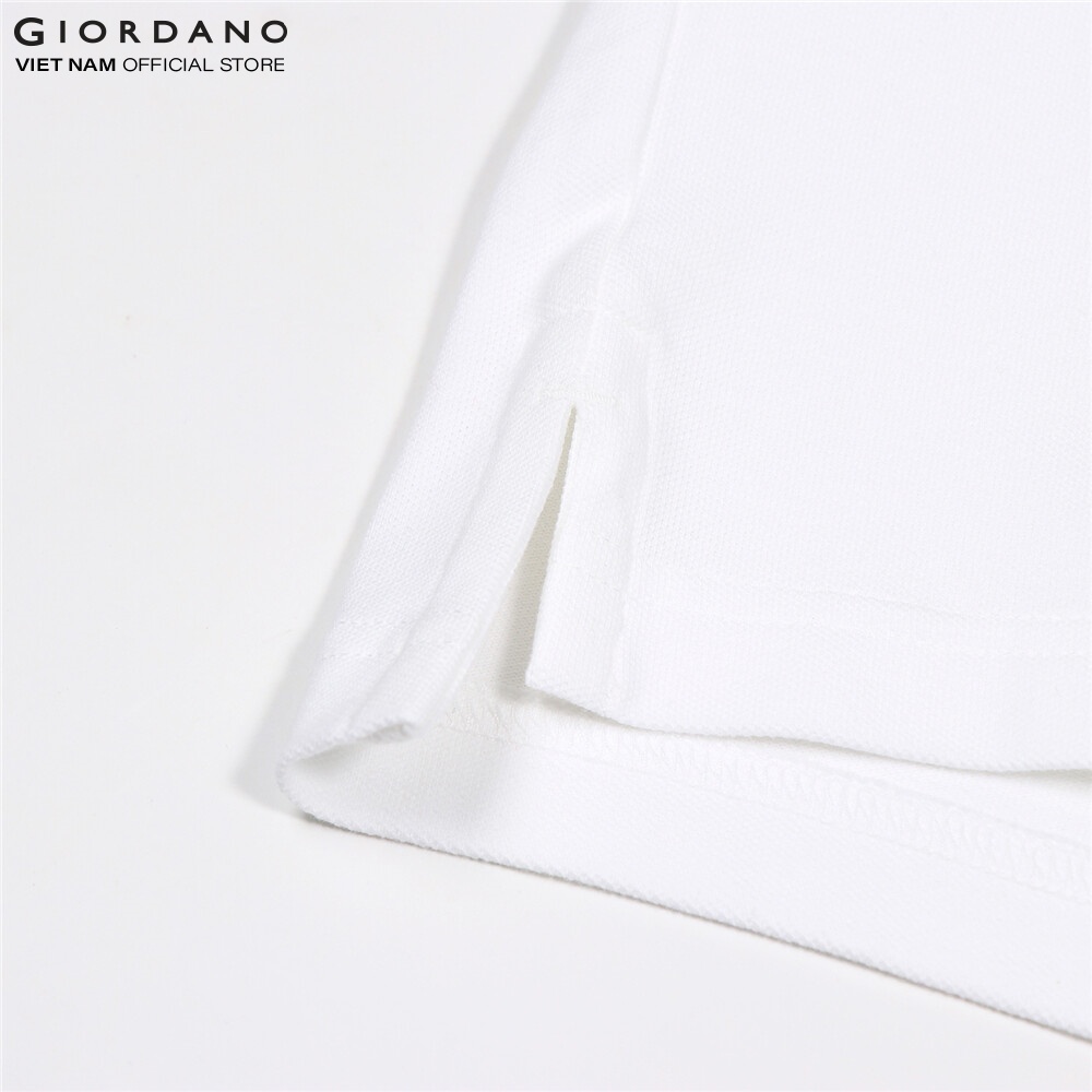 GIORDANO Áo Thun Nam Có Cổ Trơn Polo 01012018