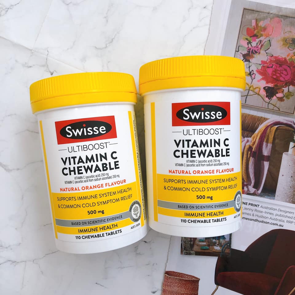 Swisse Ultiboost Vitamin C Chewable 110 viên