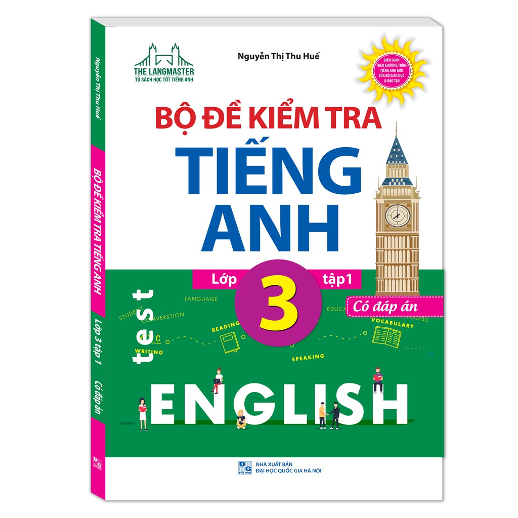 Sách - Combo Bộ Đề Kiểm Tra Tiếng Anh Lớp 3 (Trọn Bộ 2 Tập)