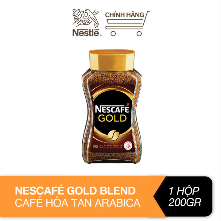 Nescafé Gold® Blend Café hòa tan Arabica nguyên chất – nhập khẩu Hàn Quốc 200g – Nestlé – top1shop