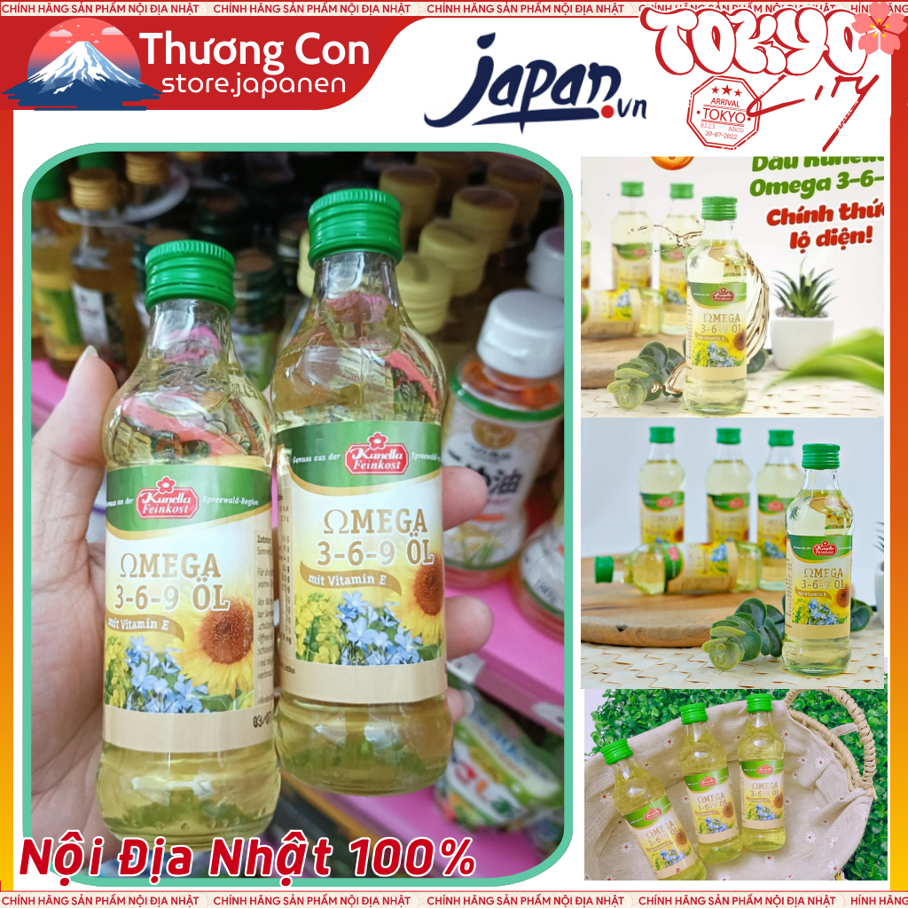 Dầu Óc Chó Đức Kunella Tốt Cho Sức Khỏe 100ml [HSD T8/2025]