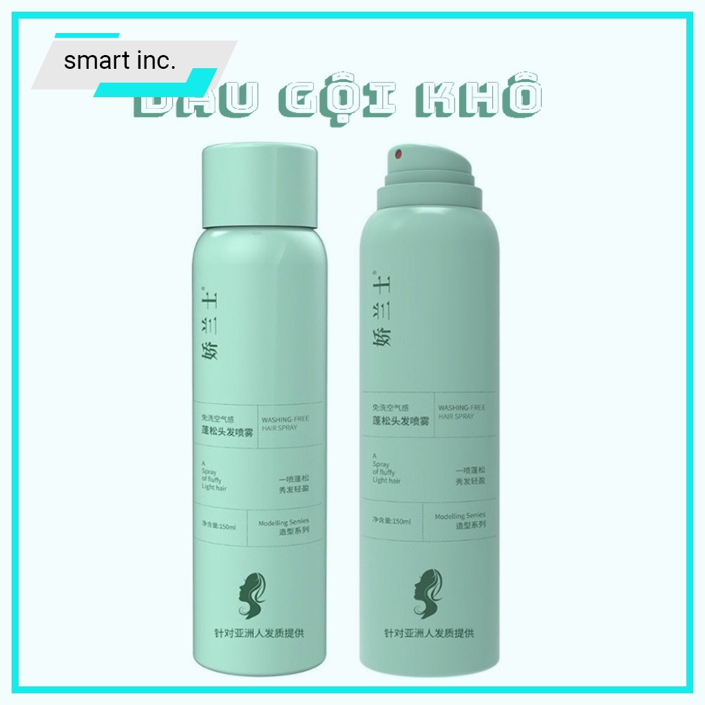 Dầu gội khô dạng xịt giúp tóc bồng bềnh