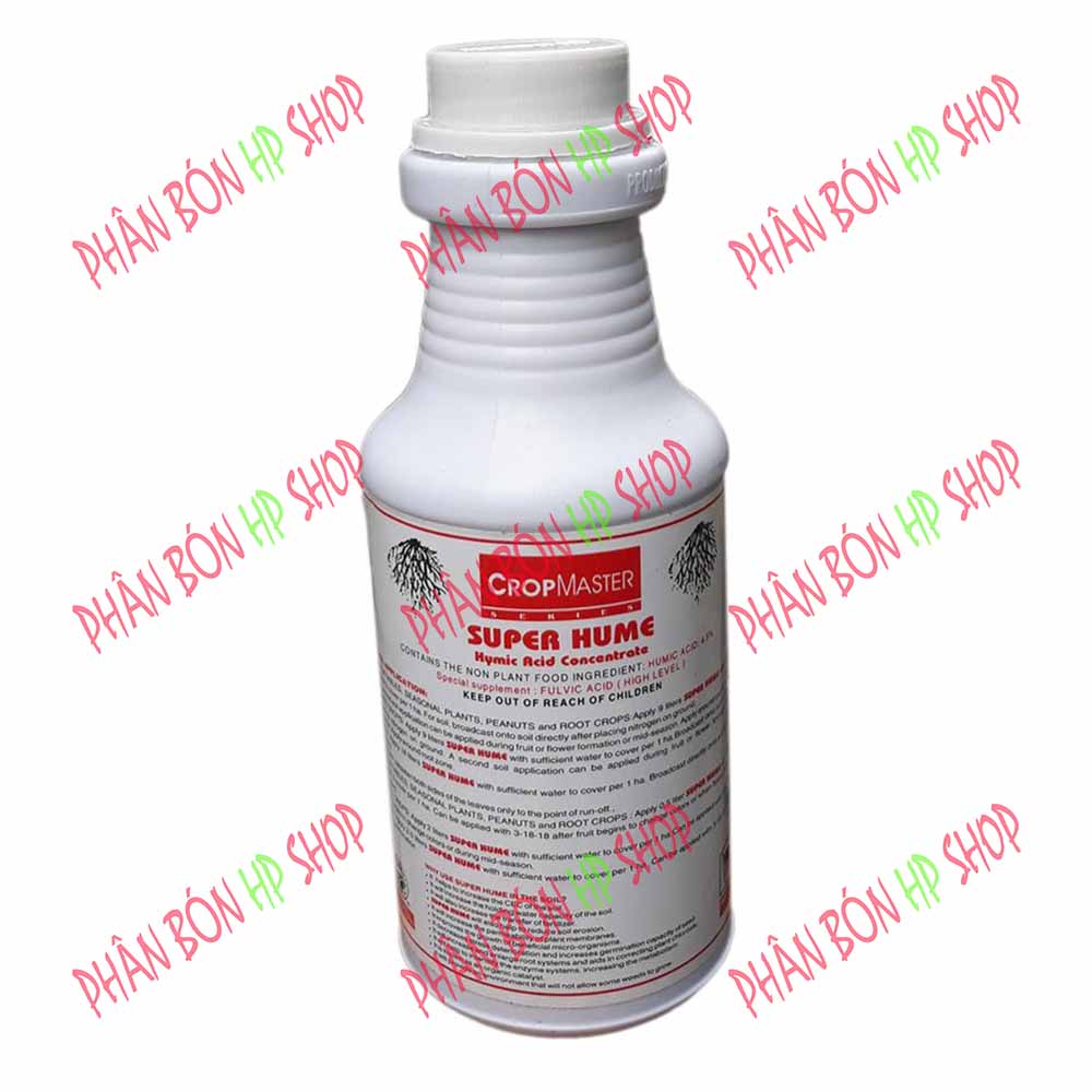 Super Hume (250ml/Chai) - Cải Tạo Đất Tăng Khả năng thích ứng và chống chọi với đất bị phèn thiếu dinh dưỡng Bổ sung Acid Fulvic giúp giải độc cho cây trồng Tăng Sức đề kháng cho bộ rễ của cây
