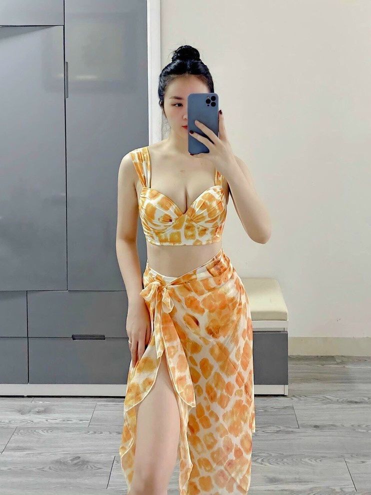 [MẪU MỚI] Set bikini đi biển đồ bơi đi biển 3 món thời trang