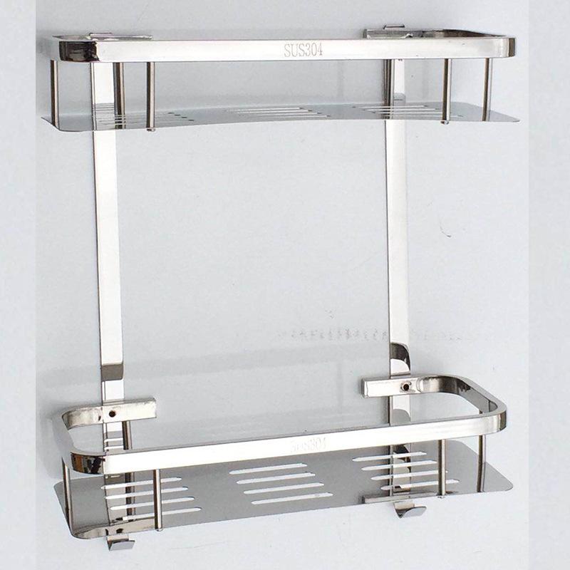 Kệ thẳng 2 tầng inox Lukas