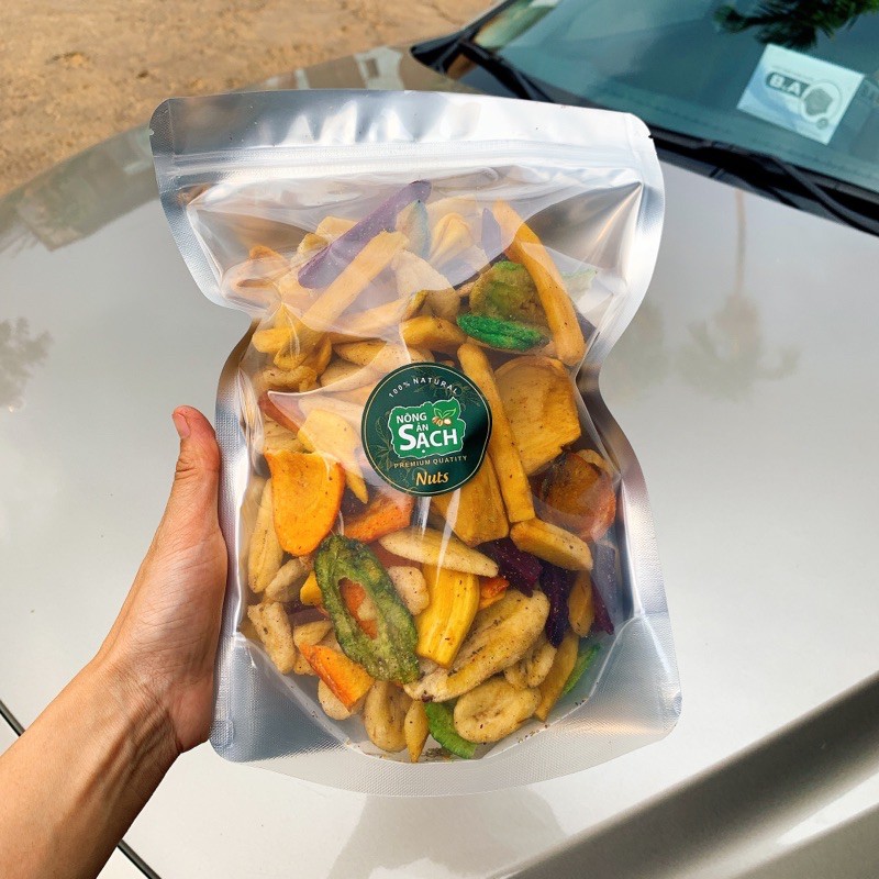 Rau Củ Quả Sấy Đà Lạt - 500g túi ZIP