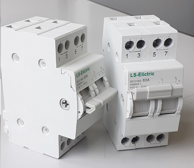 Cầu dao đảo chiều dạng aptomat 63A 40A 220V LS-Elictric át đảo chiều át chuyển đổi hai nguồn điện bộ đổi nguồn điện công tắc đổi nguồn HÀNG CHẤT LƯỢNG CAO BẢO HÀNH UY TÍN 1 ĐỔI !